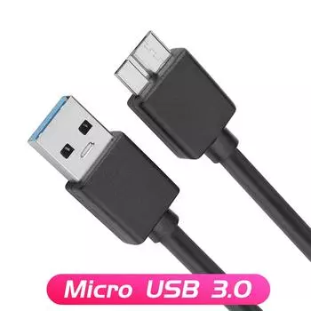 Кабель USB 3.0 Male A to Micro B для внешнего жесткого диска HDD Data Cable Power Charger Cable для Samsung S5 Note3