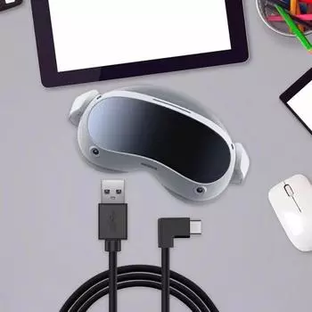 Кабель USB A-C с отдельным портом зарядки для ПК-геймера, сверхпрочный источник питания, USB 3.2, Gen 1-Type C, гарнитура VR