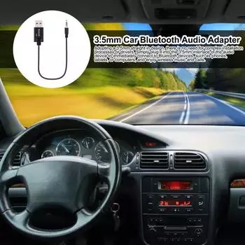 Кабель USB-Aux 3,5 мм, штекерный аудиоразъем AUX, кабель-адаптер USB BT4.2, подключаемый и воспроизводимый Hi-Fi музыкальный кабель Aux для потоковой передачи музыки в автомобиле france