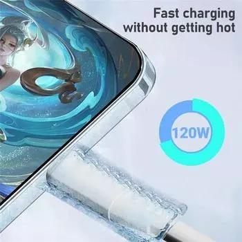 Кабель USB C 120 Вт, кабель типа C, провод для быстрой зарядки для Huawei, кабель для передачи данных USB для Micro Iphone, кабель C, зарядное устройство для Samsung Xiaomi 1m