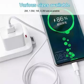 Кабель USB C, 66 Вт, быстрая зарядка и кабель для передачи данных, 40 Мбит/с, зарядное устройство 6 А для нескольких устройств, мобильных телефонов, планшетов, 100 см/150 см/200 см/50 см A-C