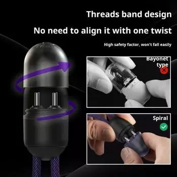 Кабель USB-C для быстрой зарядки и синхронизации данных, универсальный, компактный, портативный, 240 Вт фиолетовый