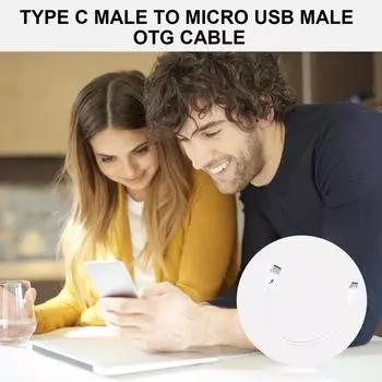 Кабель USB C-Micro USB OTG с высокой скоростью передачи данных 480 Мбит/с и зарядным шнуром для смартфонов, планшетов, наушников