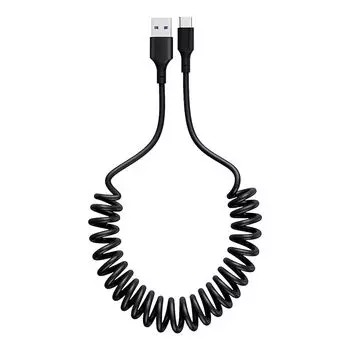 Кабель USB C От 0,46 м до 1 м Выдвижной тип катушки До 5 А быстрая зарядка USB-A до USB-C Телескопический кабель типа C 480 Мбит/с Высокоскоростная передача данных