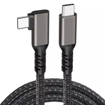 Кабель USB C-USB C 20 Гбит/с 3-0,2 м 5 А 100 Вт 4K60 Гц USB3.2 Gen2*2 быстрая зарядка для гарнитуры Oculus Quest Link VR передача данных USB-C VR USB3.2 Gen2-0.2m