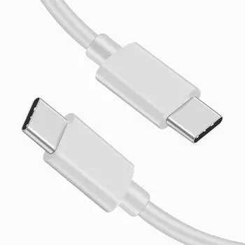 Кабель USB C - USB C 60 Вт для быстрой зарядки, поддерживает быструю зарядку для таких устройств, как Apple 16 15, Xiaomi, Huawei и т. д. 0.5m