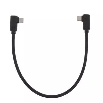 Кабель USB C - USB C, зарядный кабель 60 Вт 10 Гбит/с, быстрая зарядка, двойной угол 90°, кабель Type C - Type C, кабель для передачи данных