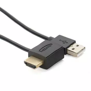 Кабель USB-HDMI, мужской, зарядный кабель, разветвитель, адаптер HDTV, PlayStation3, DVD чёрный