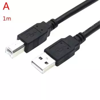 Кабель USB-принтера Usb 2.0 Тип A Мужской кабель сканера принтера Тип B A 1m