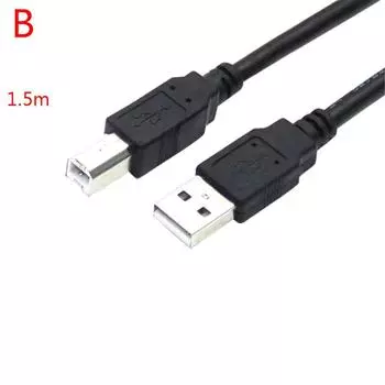 Кабель USB-принтера Usb 2.0 Тип A Мужской кабель сканера принтера Тип B A 1.5m