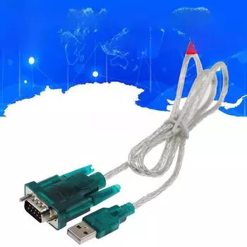 Кабель USB-Serial RS232 HL-340 с 9-контактным разъемом, совместимый с Windows 7 64-бит USB to Serial Cable