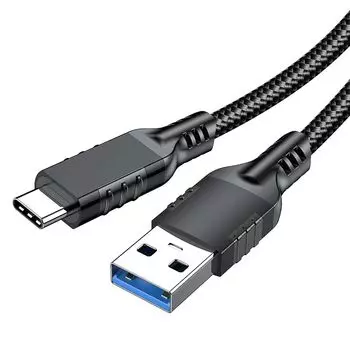 Кабель USB Type C 0,2 м [POTRRCIUSUER] USB-A - USB-C 10 Гбит/с высокоскоростная передача данных USB3.1 Gen2 60 Вт (3А/20В) быстрая зарядка тип c Зарядный кабель