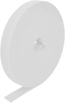 Кабель Velcro Cable Freely Heat Wire Cable Storage For Luggage Outdoor Ширина Длина 15 м Band, Band, Cut, Strong, Resistance, Многоразовый, Организация, белый