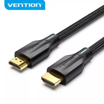 Кабель Vention HDMI 2.1, 8k, 60 Гц, 4K, 120 Гц, высокоскоростной 3D-кабель HDMI 48 Гбит/с для PS4, сплиттер, распределительная коробка, удлинитель видео, кабель HDMI 8K 0.5m чёрный