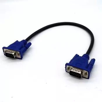 Кабель VGA 3+5 высокой четкости, 0,3 м/0,5 м, 15-контактный для компьютерного монитора и проектора 0.3 meters