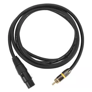 Кабель XLR «мама-папа» 2 м Адаптер XLR «мама-папа» Микрофонный шнур для микшерных пультов динамиков