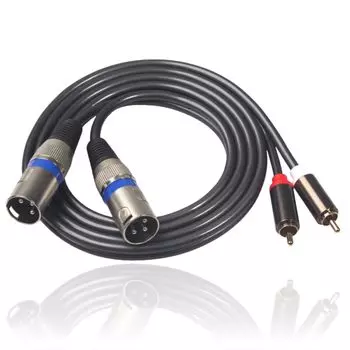 Кабель XLR Микрофонный кабель Кабель Canon RCA XLR Конвертер G-MODELL (Самец, 1,5 м)