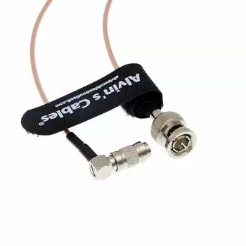 Кабели Blackmagic DIN Mini BNC Right Angle to BNC Male 75 Ом RG179 HD SDI кабель 1M Alvin s 1.0 / 2.3