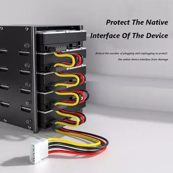 Кабели-разветвители питания SATA 1 x 4-контактный на 5 x 15-контактный