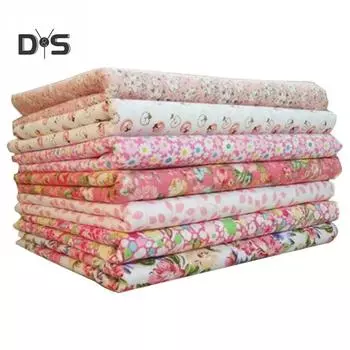 Каберне с цветочным принтом DIY Лоскутная хлопчатобумажная ткань для шитья стеганая ткань