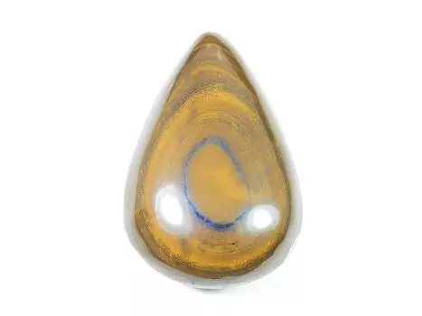 Кабошон груши из натурального тигрового глаза Шивы 250 карат. Россыпь драгоценных камней 35X59MM SK-1401