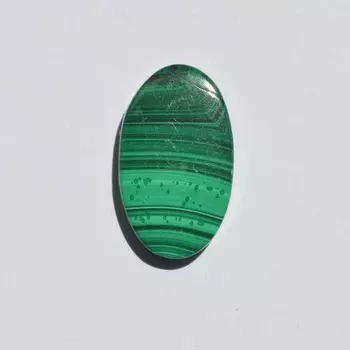 Кабошон из натурального зеленого малахита, овальной формы, 14 карат, ювелирное ремесло, полудрагоценный камень, размер 20x12x4 мм 20x12x4 MM разноцветный