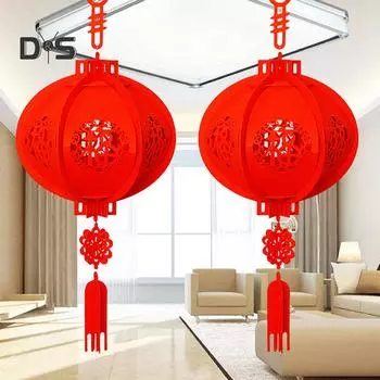 Каботин Мышь Фу Буквы Ткань Фонарь Подвесной Декор Весеннего Фестиваля Fu Letter Ball