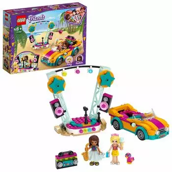 Кабриолет и сцена LEGO Friends 41390 Андреа
