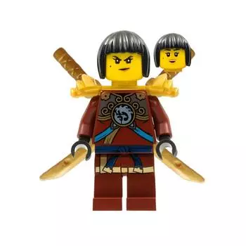 Кабуки, гейша, ния, строительный блок для сборки совместимый костюм зеленого дракона Ллойд