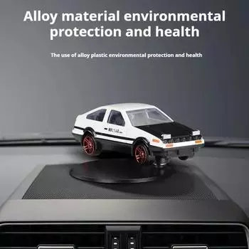 Качайтесь и дрифтуйте с моделью автомобиля для AE86, украшения для автомобиля, литые игрушки для мальчиков, машинки, инерционные украшения для автомобиля, интерьер