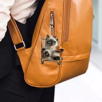 Качалка, кошка, подвесное украшение, домашняя рождественская елка, зеркало заднего вида автомобиля