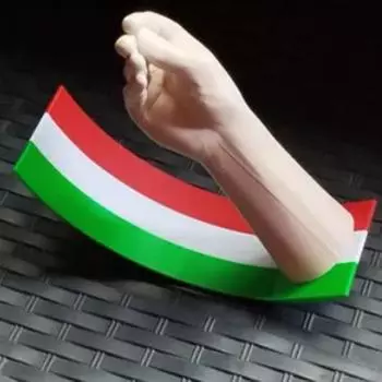 Качающаяся итальянская фигурка с жестами рук, 3D-печатная качающаяся статуэтка, скульптура, качели, настольная игрушка, украшение для домашнего офиса, орнамент белый