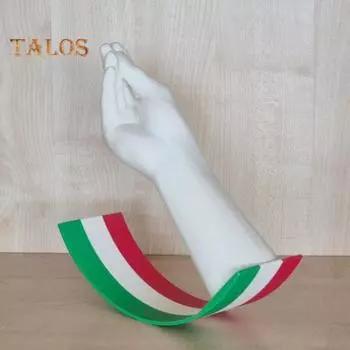 Качающаяся итальянская фигурка с жестами рук, 3D-печатная качающаяся статуэтка, скульптура, качели, настольная игрушка, украшение для домашнего офиса, орнамент белый