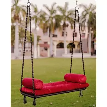 Качели для взрослых/Jhula для взрослых/2-местные качели премиум-класса для взрослых/кресло-качели/подвесные качели-гамак для балкона коричневый