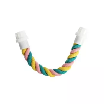 Качели из пеньковой веревки для птиц, аксессуары для подставок для птичьих клеток, шлифовальные стоячие скалолазания для попугаев, попугаев, волнистых попугаев, неразлучников One Size