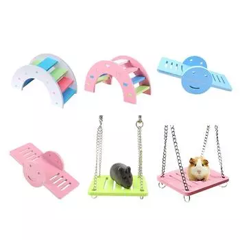 Качели-качалки, игрушки для маленьких животных, скалолазание, тренировочные игрушки, сделай сам, AU 03