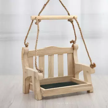 Качели кормушка для птиц Птицы с кабелем лакомство кормушка инструмент подвесной домик