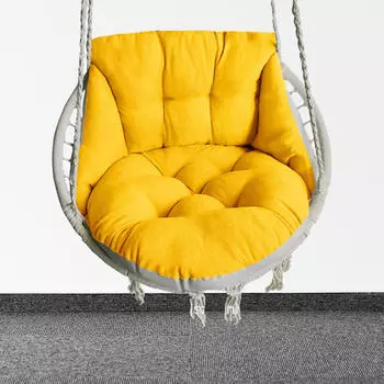Качели Подушка для стула Сад Офисы Удобное сиденье для отдыха жёлтый
