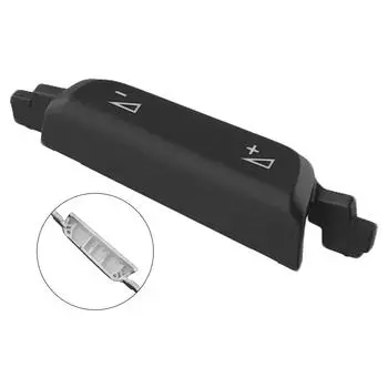 Качественная полезная прочная крышка кнопки переключения, крышка кнопки громкости, 1 шт., черные детали, 1x аксессуары ABS, многофункциональное рулевое колесо CHINA