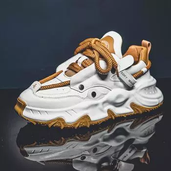 Качественная повседневная обувь для мужчин, удобные мужские кроссовки, дышащие, нескользящие, износостойкие туфли на платформе для активного отдыха, Tenis Para Hombre 39