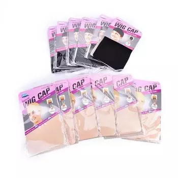 Качественная роскошная сетка для парика, сетка для плетения волос, сетка для парика, эластичная сетка, шапка для парика чёрный