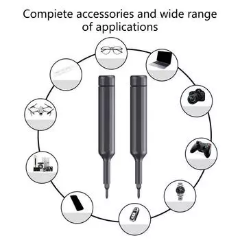Качественная ручная прецизионная отвертка с 27 шт./39 шт. двусторонним наконечником, противоскользящий алюминиевый корпус, двусторонний наконечник из стали S2 27IN1