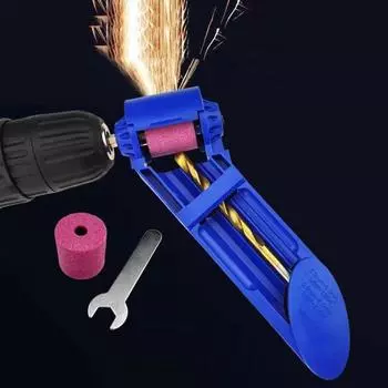 Качественная точилка для сверл, шлифовальный станок, станок для заточки сверл, точилка для сверл, абразивные инструменты Grindstone and wrench