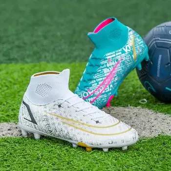 Качественные футбольные бутсы Футбольные бутсы для мужчин Футбольные бутсы для детей Оригинальные футбольные бутсы для молодежи Унисекс Удобная обувь для футзала EU35