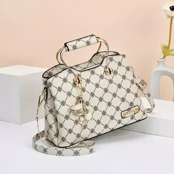 Качественные кожаные роскошные женские сумки с модным принтом женские сумки женские офисные и рабочие сумки-мессенджеры сумки-тоут 27x13x20cm