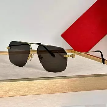 Качественные модные винтажные солнцезащитные очки из квадратного сплава CT для мужчин и женщин, солнцезащитные очки с двойным мостом для вождения и путешествий