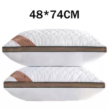 Качественные подушки для кроватейСупермягкие и удобные подушки, устойчивые и гипоаллергенные 1pc белый