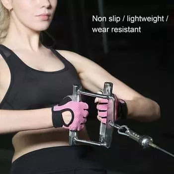 Качественные спортивные перчатки, удобные, поглощающие пот S светло-синий