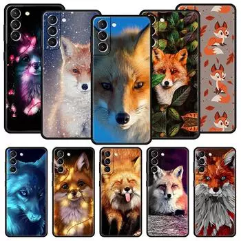 Качественный чехол для телефона с милым мультяшным лисом и животным для Samsung Galaxy S23 S22 S20 FE S10 Plus S21 Ultra 5G S10E S9 S8 10 Lite 20 Samsung S8
