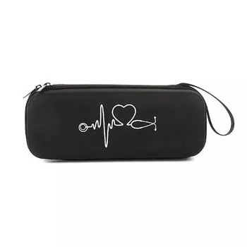 Качественный футляр для хранения стетоскопа, жесткий EVA-портативный футляр для хранения стетоскопа, сетчатые карманы